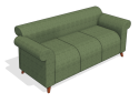 sh_Sofa 3 Lugares Multicor Parametrico Verde Musgo